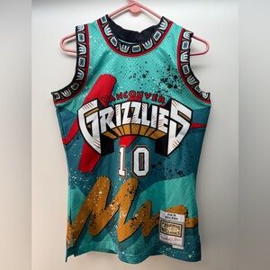 Mitchell & Ness Teal and Orange Hardwood Classics Jersey